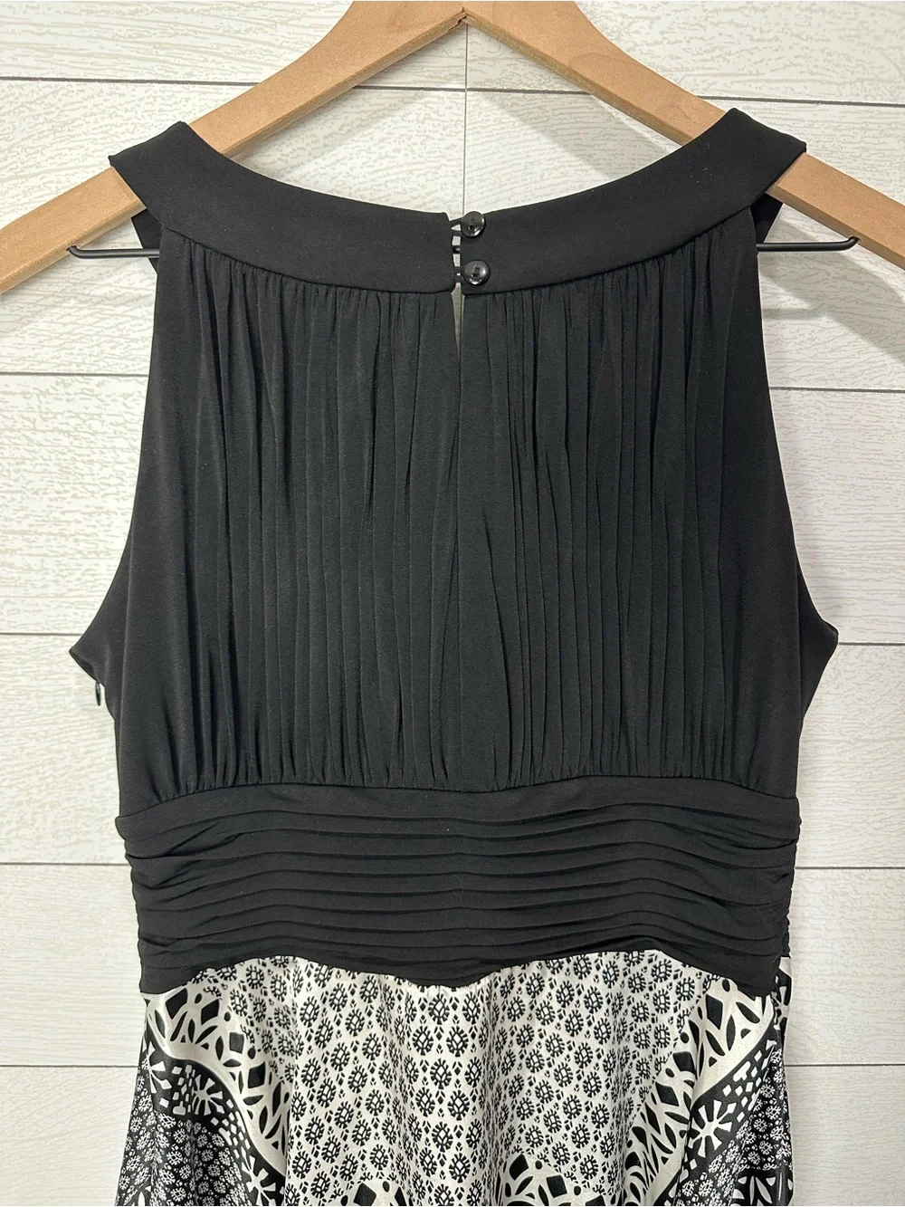 Melrose Black & White Handkerchief Dress Size 14
